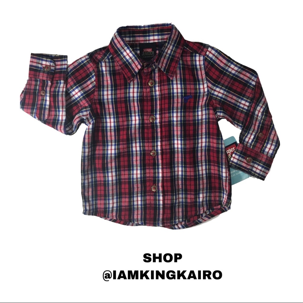 NWT Plaid Shirt 18M